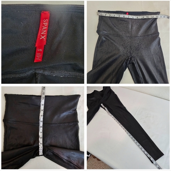 Spanx Crackle Faux Leather Leggings - Picture 12 of 13